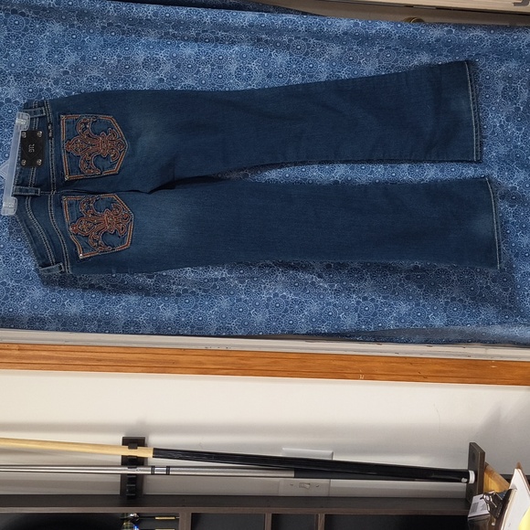Miss Me Dark Blue Bootcut Jeans - Picture 2 of 4
